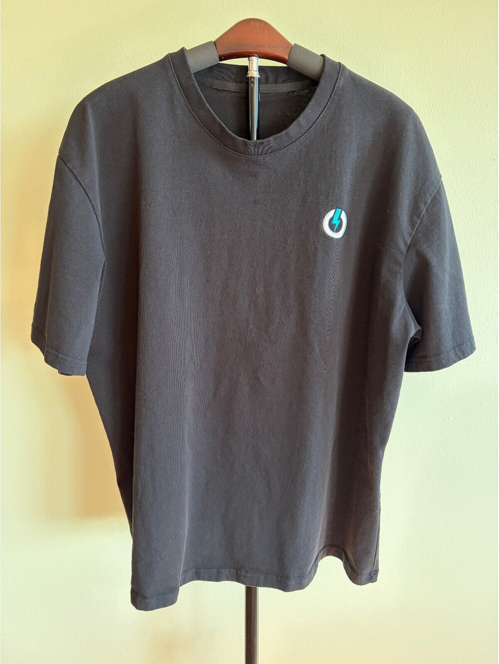 OUPES No Power Oops Graphic T-Shirt Men’s XL Black Logo Workwear Tee
